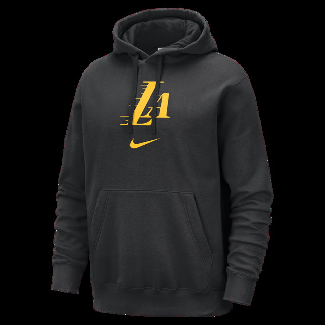 Sweatshirt Nike NBA Los Angeles Lakers Club Fleece City Edition s kapucí Fekete | DZ0087-010