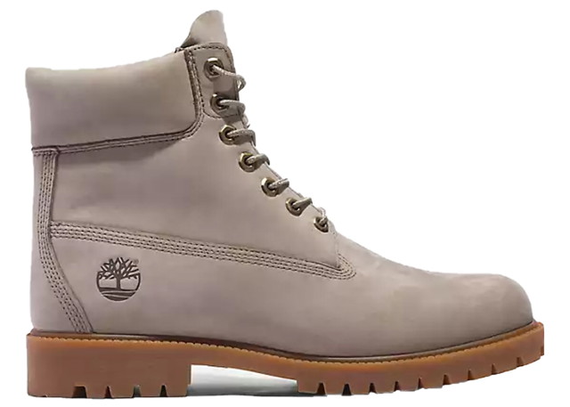 Sneakerek és cipők Timberland Heritage 6 Inch Lace Up Waterproof Light Taupe Nubuck Bézs | TB0A2N8P-EO2