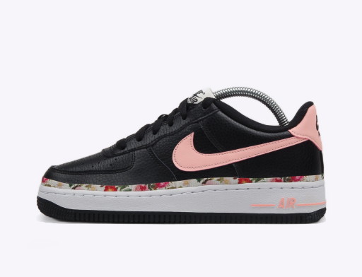 Sneakerek és cipők Nike Air Force 1 Vintage Floral ''Pink Tint'' GS Fekete | BQ2501-001