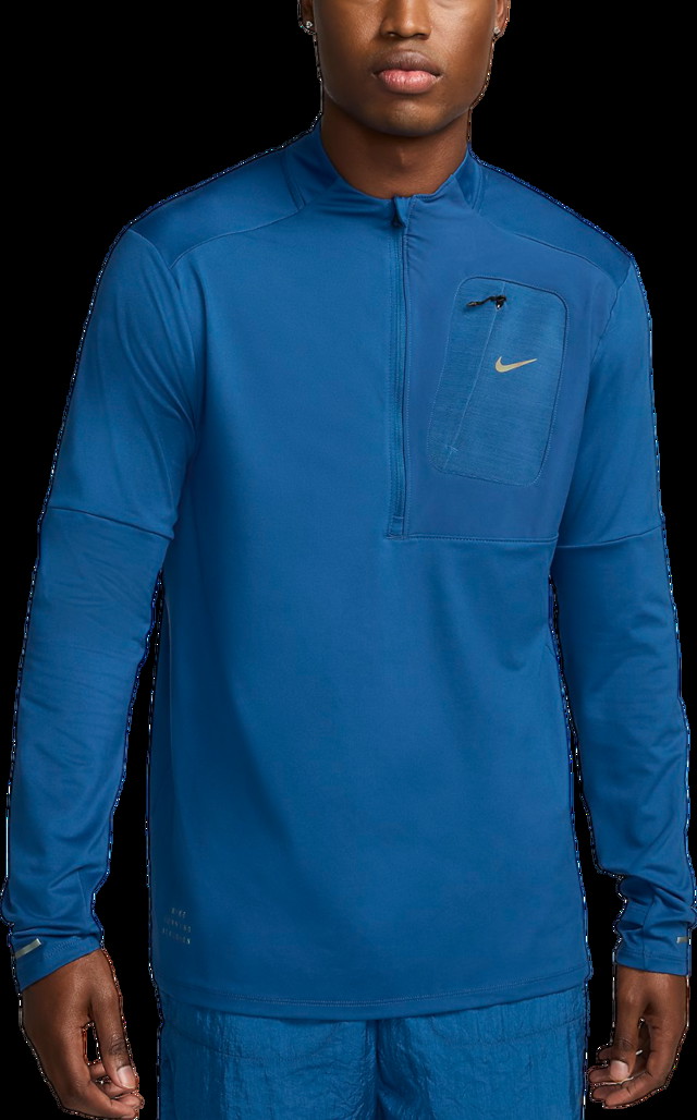 Sweatshirt Nike M NK DF UV RUN DIV ELEMENT HZ Kék | fn3387-476