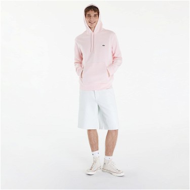 Sweatshirt Lacoste CLASSIC SMALL CROC HOODY Rózsaszín | SH9623-00-T03, 3