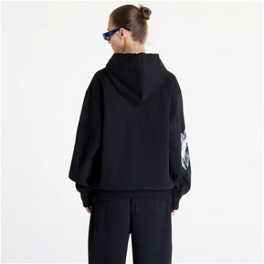 Sweatshirt Y-3 Graphic French Terry Hoodie UNISEX Black Fekete | IN4335, 4
