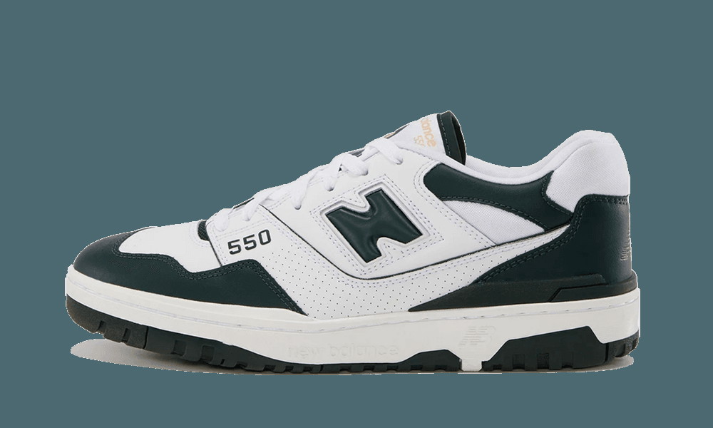 Sneakerek és cipők New Balance 550 "White Dark Green" Fehér | BB550GZ1, 0