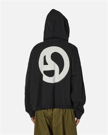 Sweatshirt Acne Studios Logo Hoodie Fekete | CI0161- 900, 3