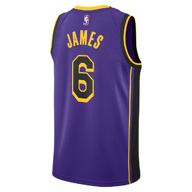Sportmezek Jordan Dri-FIT NBA Los Angeles Lakers Statement Edition 2022 Swingman Jersey Orgona | DO9530-505, 3