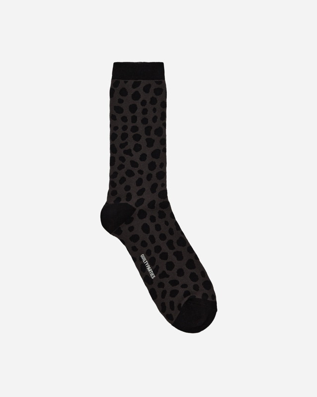 Leopard Socks Grey