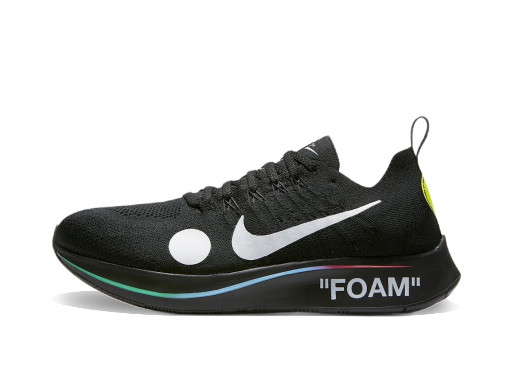 Sneakerek és cipők Nike Off-White x Zoom Fly Mercurial Flyknit "Black" Fekete | AO2115-001