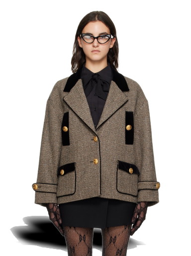 Kabátok Gucci Buttoned Coat Többszínű | 752364 ZANQ2