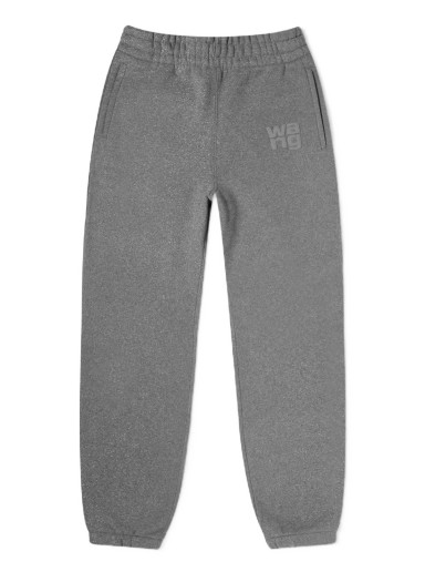 Sweatpants Alexander Wang Glitter Essential Terry Sweatpant Szürke | 4CC3234385-065