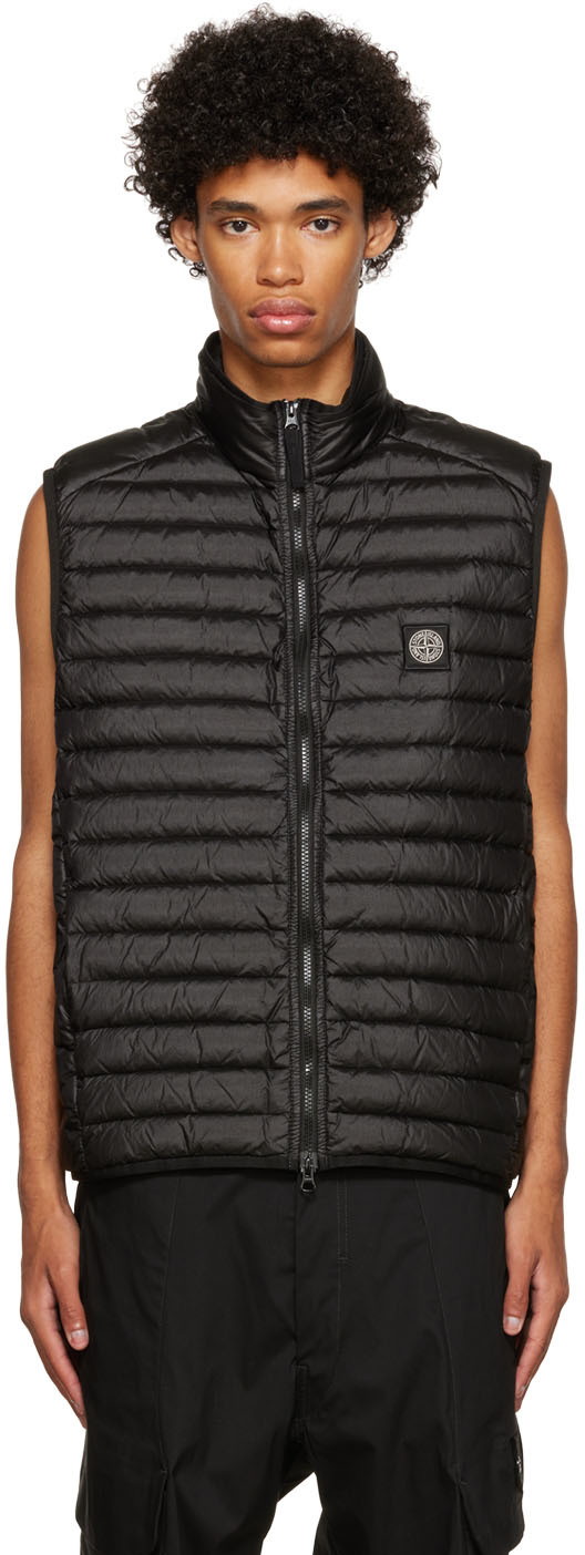 Mellények Stone Island Quilted Down Fekete | 7715G0224