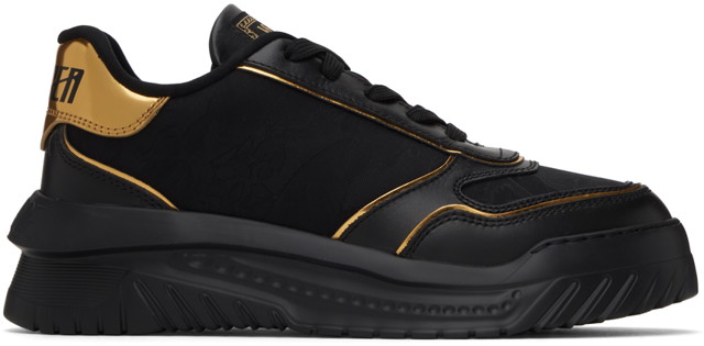 Sneakerek és cipők Versace Black Odissea Sneakers Fekete | 1008124_1A08728