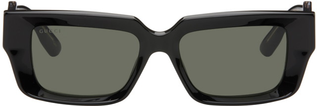 Napszemüveg Gucci Gucci Black Rectangular Sunglasses Fekete | GG1529S-001