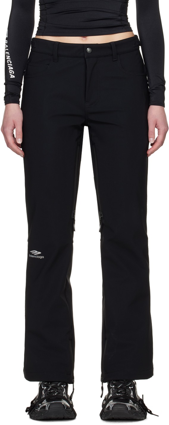 Nadrág Balenciaga 3B Sports Icon Ski Trousers Fekete | 774002 TPQ37
