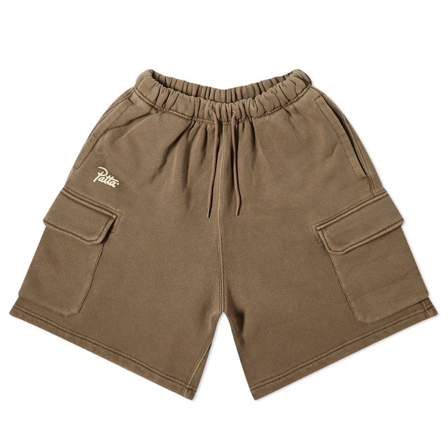 Basic Washed Cargo Sweat Shorts