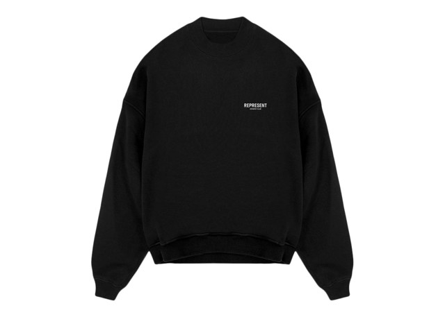 Pulóver Represent Clo Represent Owner's Club Sweater Black Fekete | M04159-01