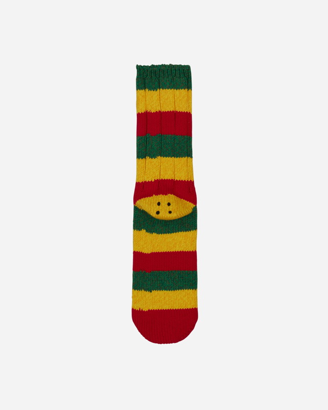 Zoknik és harisnyanadrágok KAPITAL 56 Yarns Rasta Rainbowy Happy Heel Socks Red / Yellow / Green Többszínű | EK-1365 1