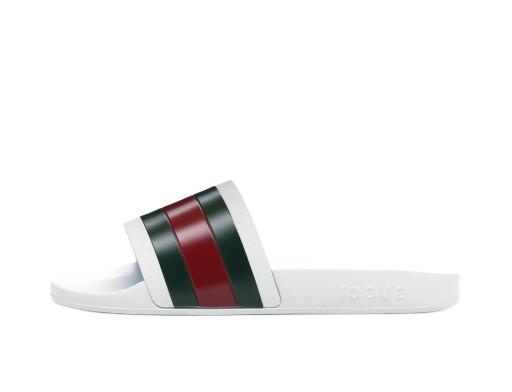 Sneakerek és cipők Gucci Pursuit Pool Slides Fehér | 308234 GIB10 9079