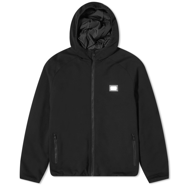 Széldzsekik Dolce & Gabbana Techinical Jersey Plate Windbreaker Black Fekete | G9AOETGG718-N0000