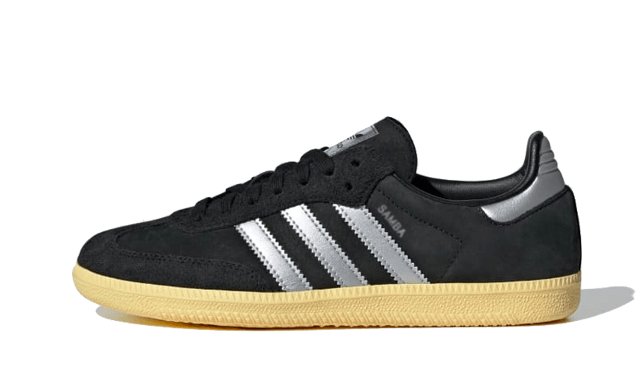 Sneakerek és cipők adidas Originals Samba OG "Core Black Matte Silver" Fekete | IE8128, 0