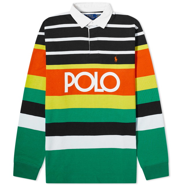 Pólóingek Polo by Ralph Lauren Polo Sport Rugby Shirt "Elite Orange Multi Stripe" Többszínű | 710926943001