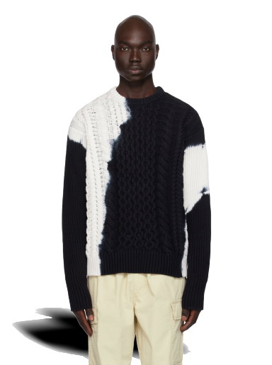 Pulóver Stüssy Fisherman Sweater Fekete | 117188