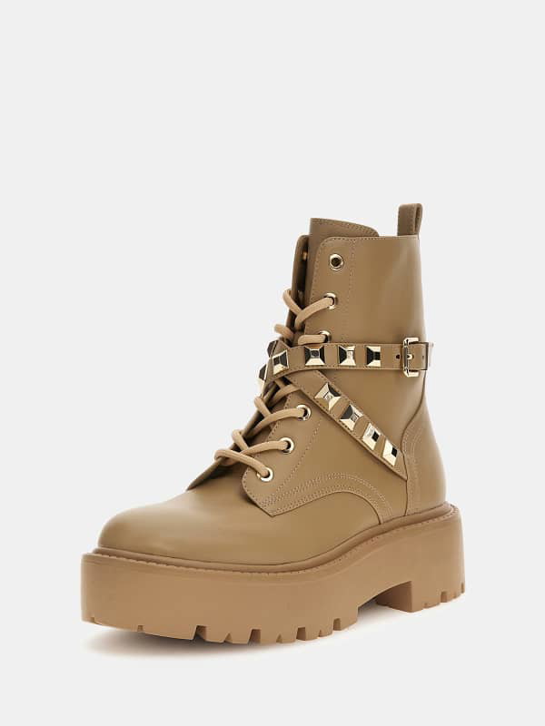 Vaida Studded Combat Boots