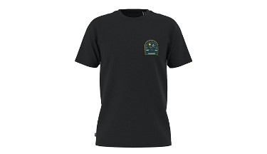 Póló Vans Off The Wall Front Patch T-Shirt Fekete | VN0A7S7EBLK, 1