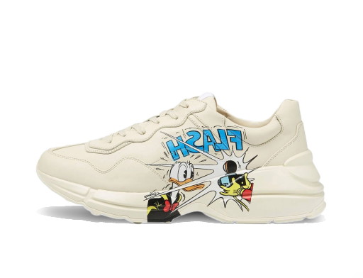 Sneakerek és cipők Gucci Rhyton x Disney Donald Duck Bézs | 646509 DRW00 9522