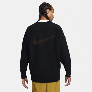 Pulóver Nike Sportswear Tech Pack Knit Jumper Fekete | FB7809-010, 1