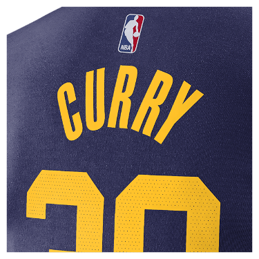 Póló Jordan Stephen Curry State Warriors 2022/23 Statement Edition Name & Number T-Shirt Sötétkék | DV5772-422, 4