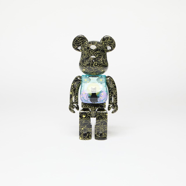 Gyűjthető Medicom Toy BE@RBRICK Cat in the Night Sky 400% Black Zöld | 4530956614403