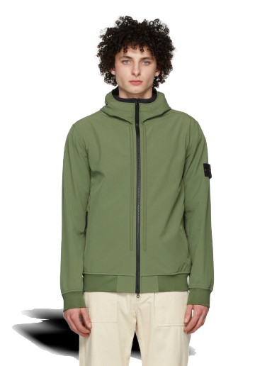 Dzsekik Stone Island Soft Shell Jacket Zöld | 761540427