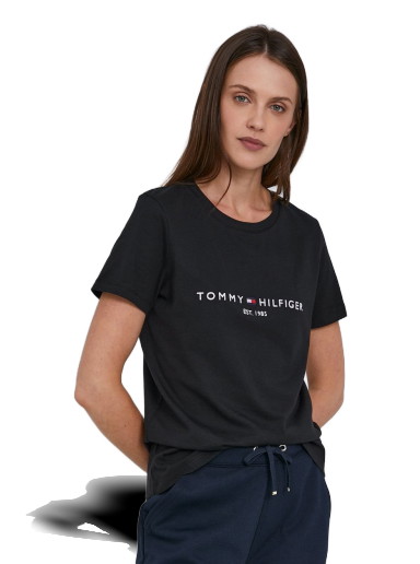 Póló Tommy Hilfiger T-Shirt Fekete | WW0WW31999.NOS