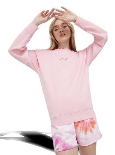 Sweatshirt BOSS Graffiti-Style Logo Sweatshirt Rózsaszín | 50486318