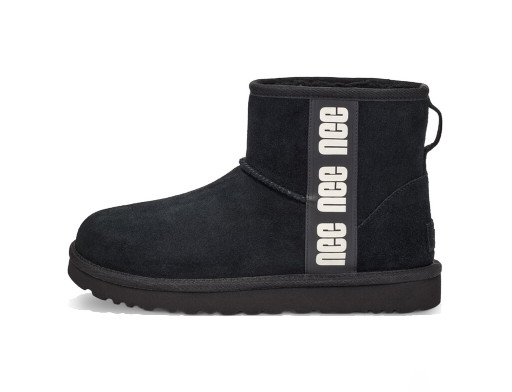 Sneakerek és cipők UGG Mini Side Logo Boot Fekete | 1122558-BWHT