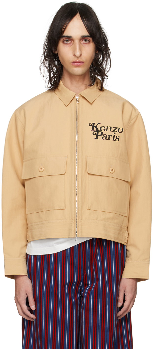 Dzsekik KENZO Paris Verdy Jacket Bézs | FE55BL1659OX