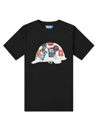 Póló MARKET Hard Hat T-Shirt Fekete | 399001574-BLK