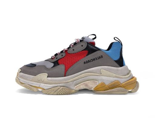 Sneakerek és cipők Balenciaga Triple S Grey Red Blue 2018 Szürke | 512175 W09O2 4365/533883 W09O2 4365