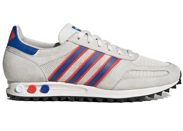 Sneakerek és cipők adidas Originals adidas LA Trainer Chalk White Royal Blue Bright Red Szürke | ID4663