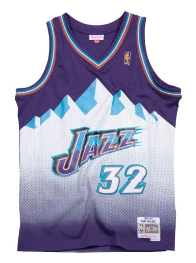 Sportmezek Mitchell & Ness Utah Jazz Karl Malone Swingman Jersey Orgona | SMJYGS18216-UJAPURP96KMA