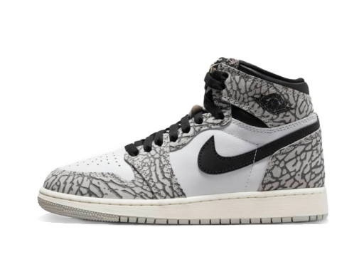 Sneakerek és cipők Jordan Air Jordan 1 Retro High OG "White Cement" GS Szürke | FD1437-052