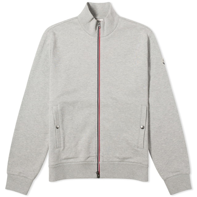 Pulóver Moncler Zip Up Tricolor Cardigan Szürke | 8G000-67-809KR-986