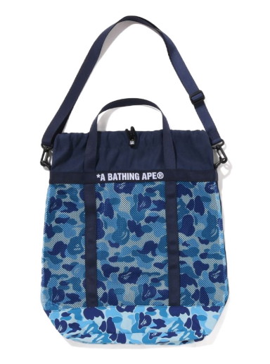 Vászontáskák BAPE ABC Camo Mesh Tote Bag Kék | 1J30-189-004