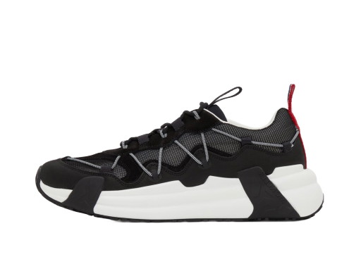 Sneakerek és cipők Moncler Black Compassor Low-Top Fekete | H109A4M00210M1763