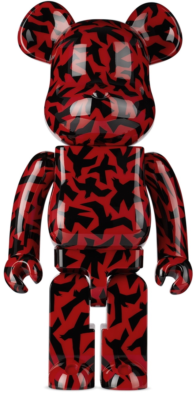 Gyűjthető Medicom Toy Black & Red The Birds 1000％ Bearbrick 
Piros | 4530956605579