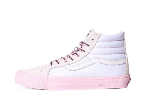 Sneakerek és cipők Vans Sk8-Hi Anti Social Social Club Get Weird White Rózsaszín | VN0A36C7OYO