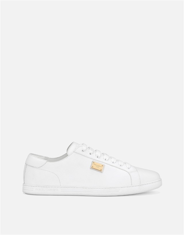 Sneakerek és cipők Dolce & Gabbana Saint Tropez Calfskin Fehér | CS1735AN99080002
