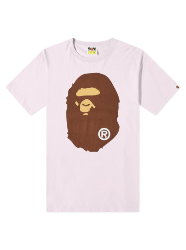 Póló BAPE Pigment Big Ape Head T-Shirt Purple Rózsaszín | 001TEJ301022M-PPL