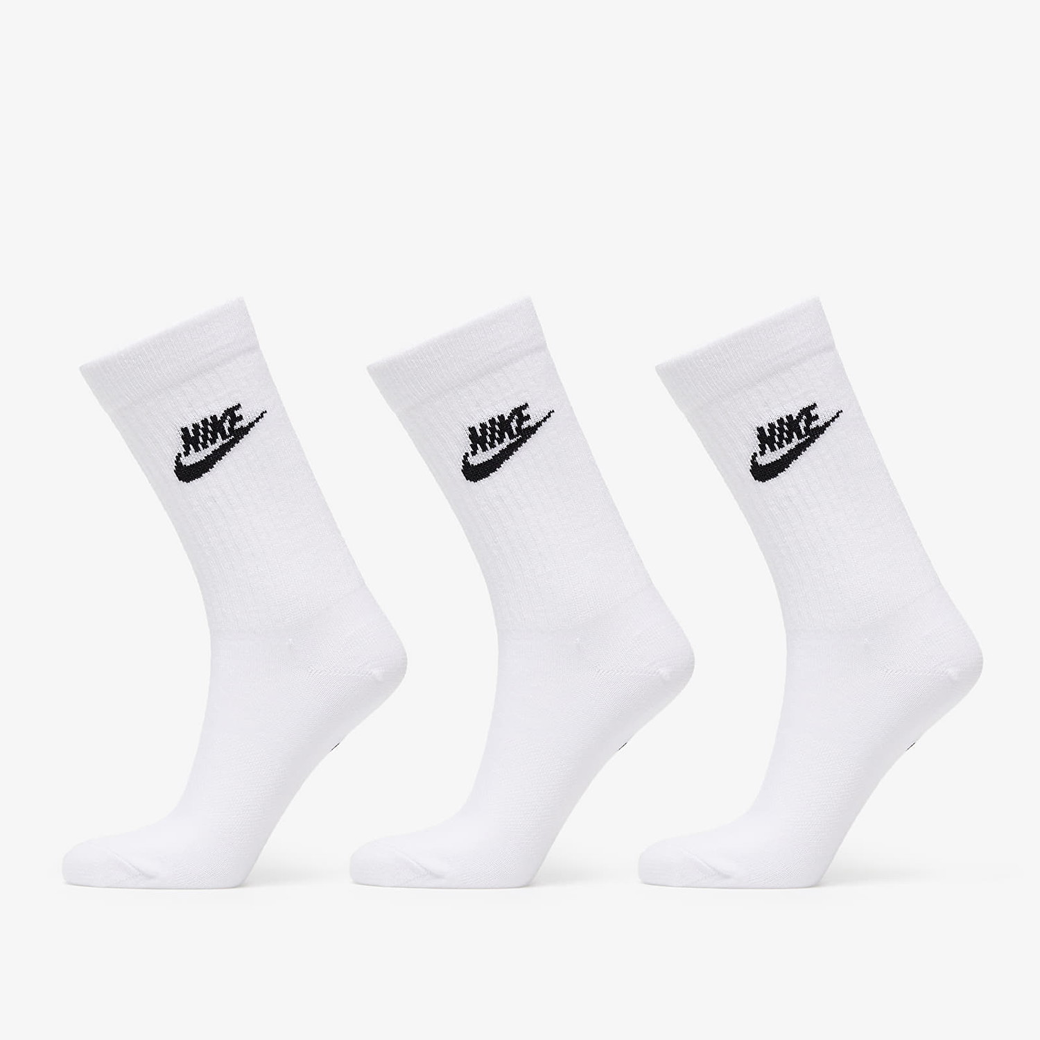 Fehérnemű és zoknik Nike Everyday Essential Crew Socks 3-Pack Fehér | DX5025-100, 0