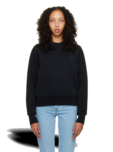 Sweatshirt AMI Sweatshirt Fekete | USW002.747